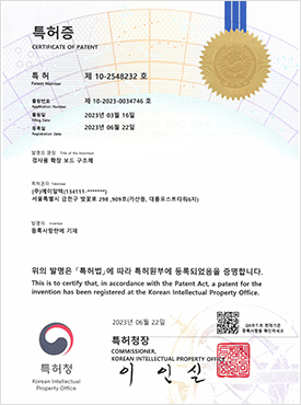 검사용 확장 보드 구조체